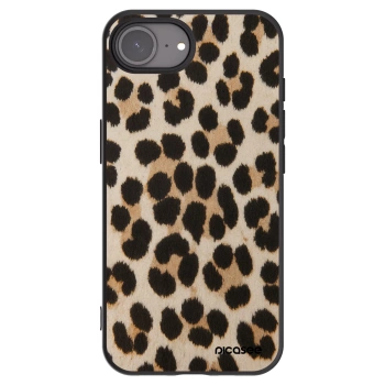 Picasee Μαύρη θήκη σιλικόνης για Apple iPhone 17e - Brown Tiger