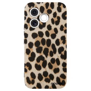 Picasee Μαύρη θήκη σιλικόνης για Honor 600 Lite - Brown Tiger