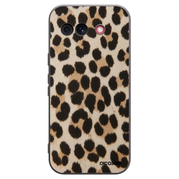 Picasee Μαύρη θήκη σιλικόνης για Google Pixel 10a - Brown Tiger