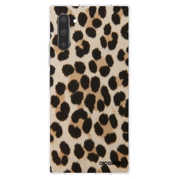 Picasee διαφανής θήκη σιλικόνης Samsung Galaxy Note 10 N970F - Brown Tiger