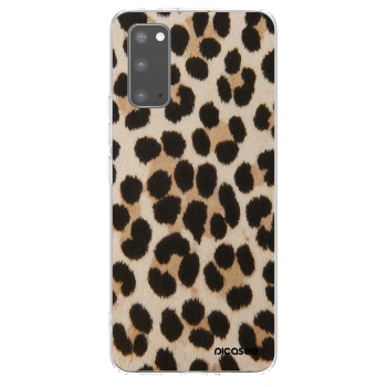 Picasee διαφανής θήκη σιλικόνης Samsung Galaxy S20 G980F - Brown Tiger