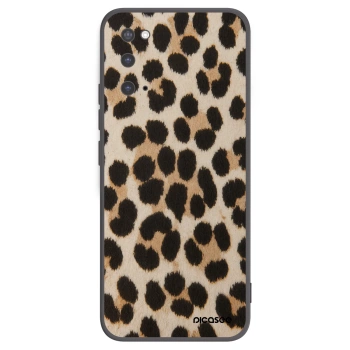 Picasee Μαύρη θήκη σιλικόνης για Samsung Galaxy S20 G980F - Brown Tiger