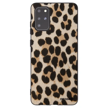 Picasee Μαύρη θήκη σιλικόνης για Samsung Galaxy S20+ G985F - Brown Tiger
