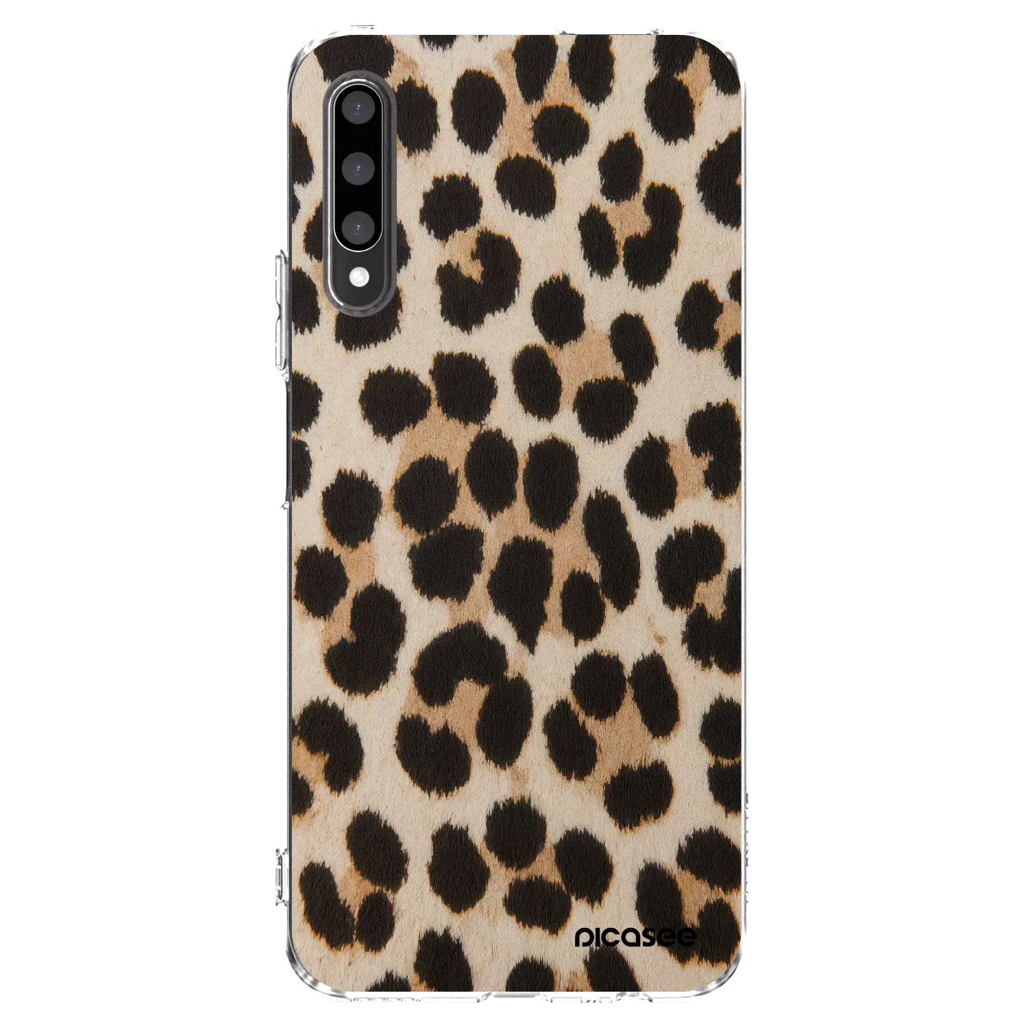 Picasee διαφανής θήκη σιλικόνης Honor 9X Pro - Brown Tiger