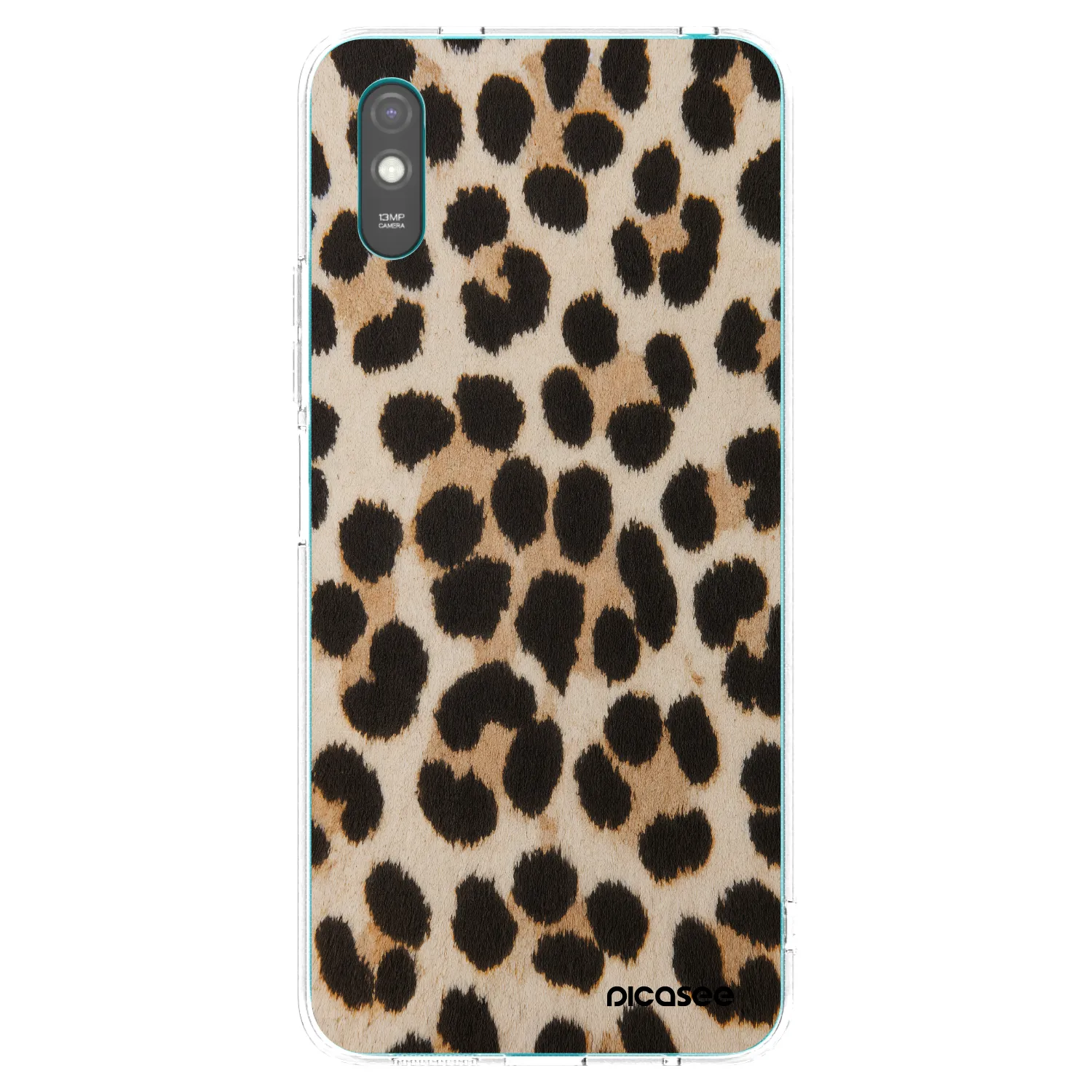 Picasee διαφανής θήκη σιλικόνης Xiaomi Redmi 9A - Brown Tiger