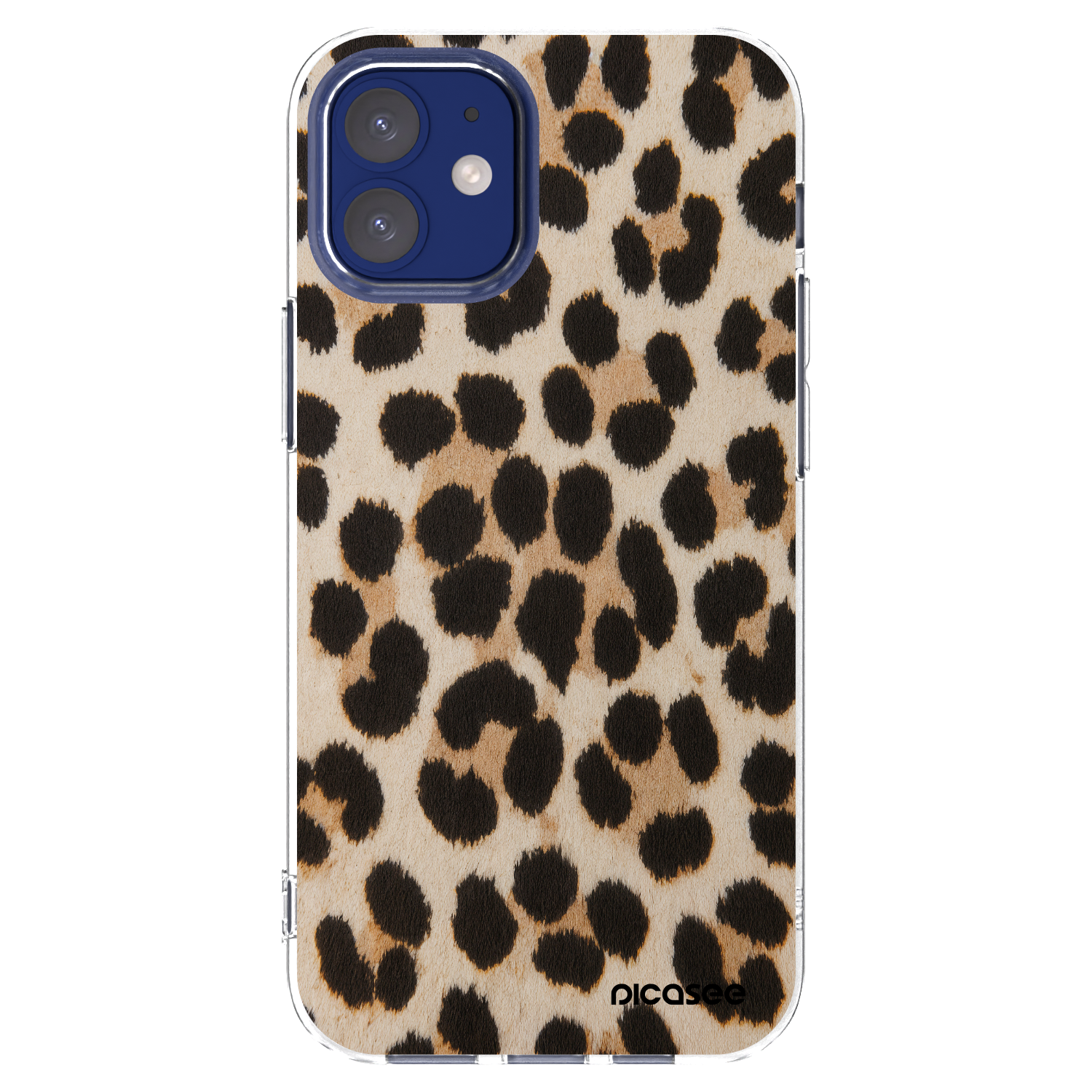 Picasee διαφανής θήκη σιλικόνης Apple iPhone 12 mini - Brown Tiger