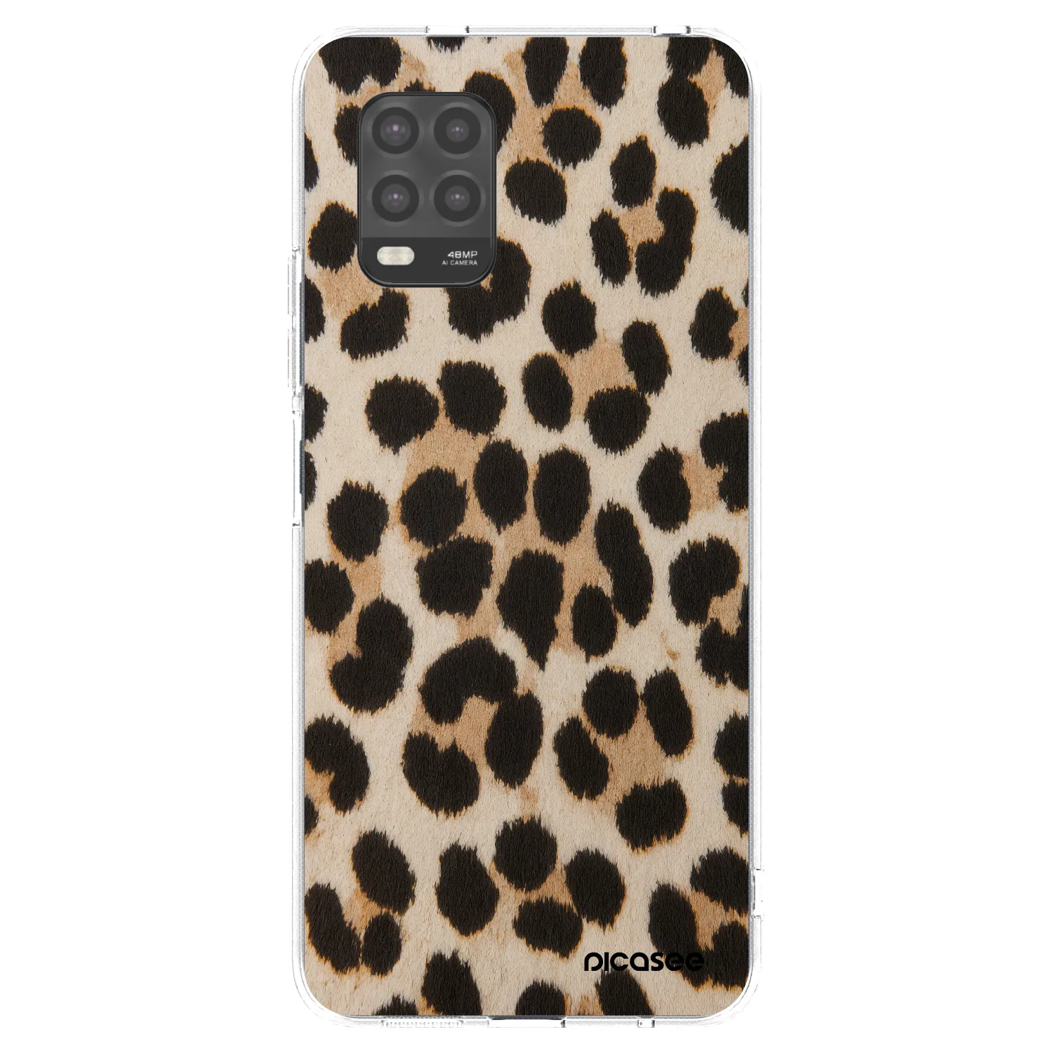 Picasee διαφανής θήκη σιλικόνης Xiaomi Mi 10 Lite - Brown Tiger