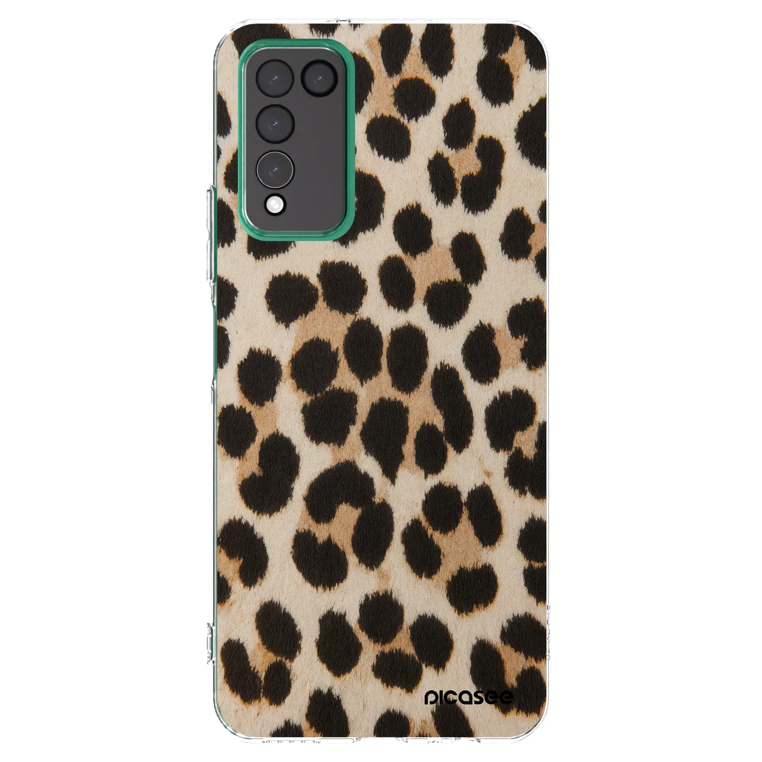 Picasee διαφανής θήκη σιλικόνης Honor 10X Lite - Brown Tiger
