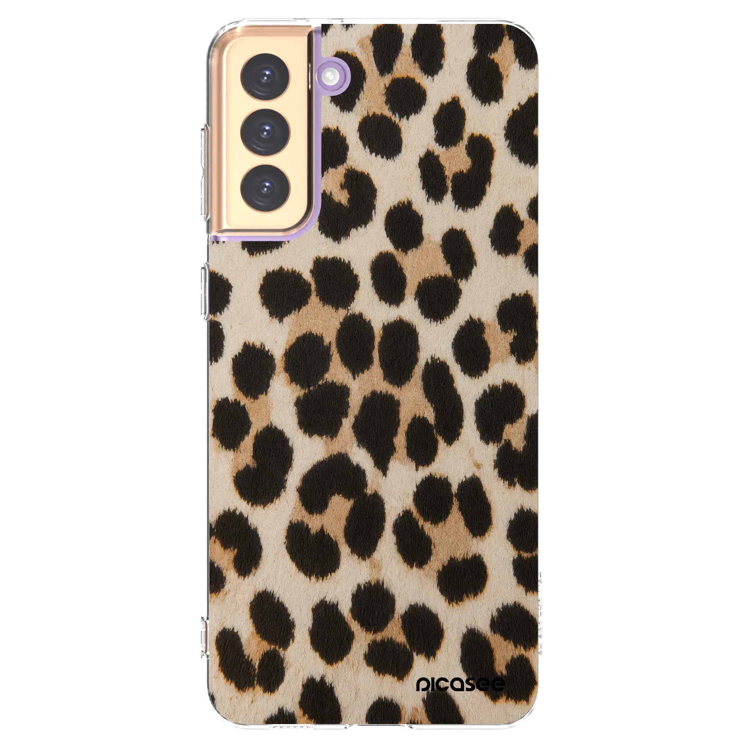 Picasee διαφανής θήκη σιλικόνης Samsung Galaxy S21+ 5G G996F - Brown Tiger