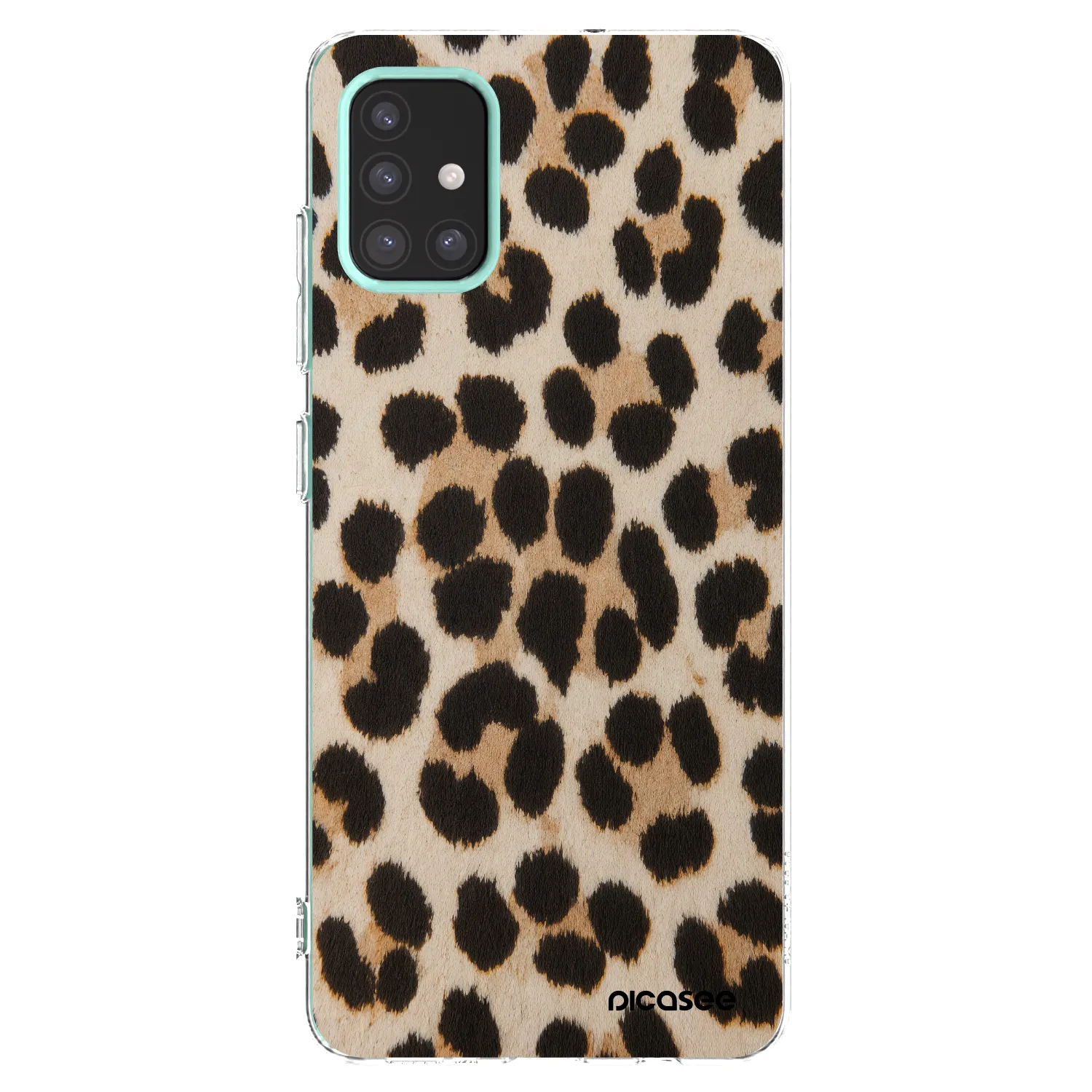 Picasee διαφανής θήκη σιλικόνης Samsung Galaxy M31s - Brown Tiger