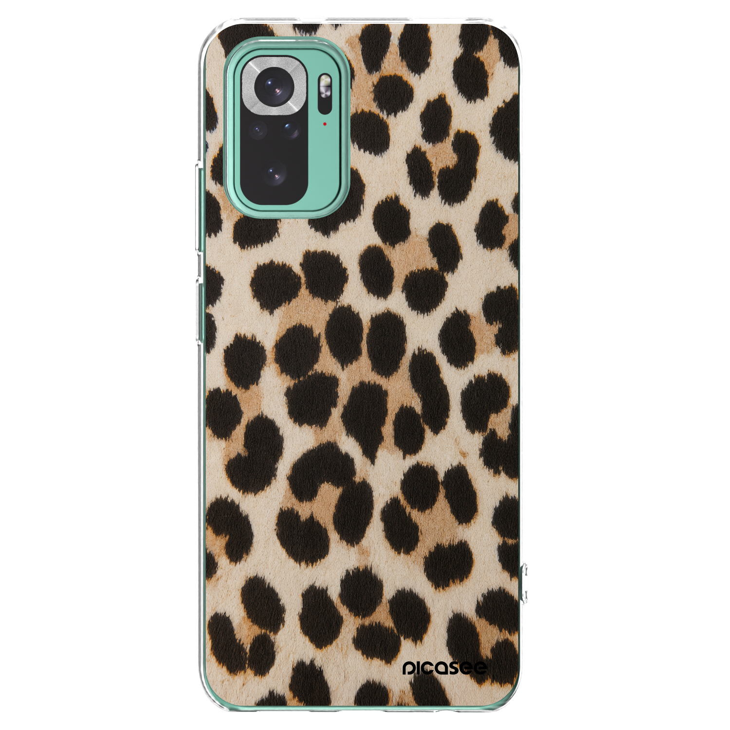 Picasee διαφανής θήκη σιλικόνης Xiaomi Redmi Note 10 Pro - Brown Tiger