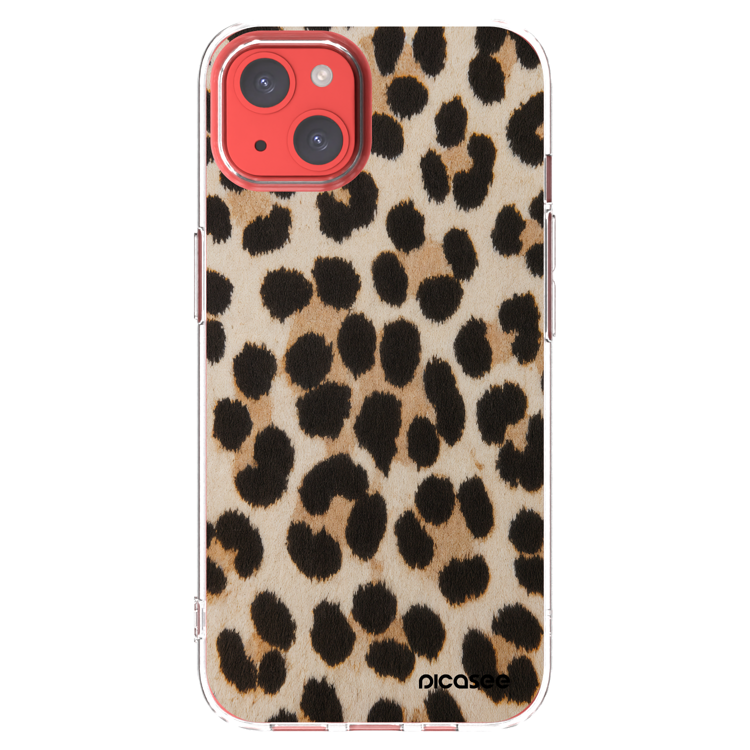 Picasee διαφανής θήκη σιλικόνης Apple iPhone 13 - Brown Tiger