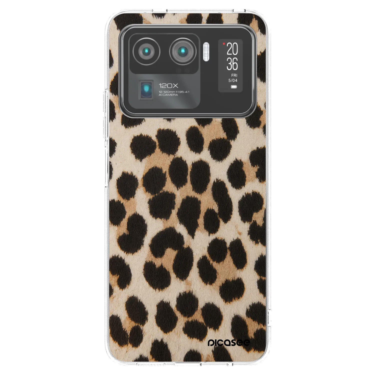 Picasee διαφανής θήκη σιλικόνης Xiaomi Mi 11 Ultra - Brown Tiger