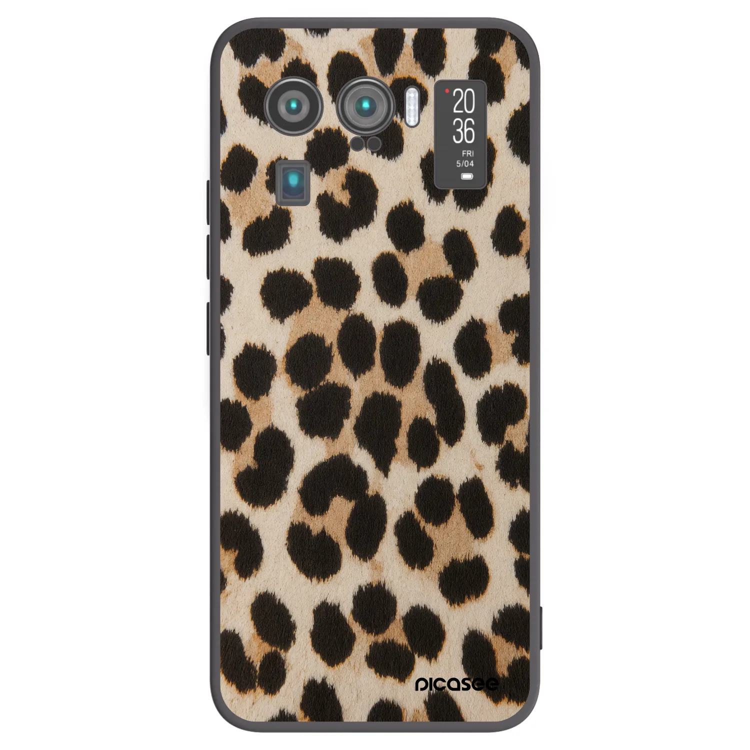 Picasee Μαύρη θήκη σιλικόνης για Xiaomi Mi 11 Ultra - Brown Tiger