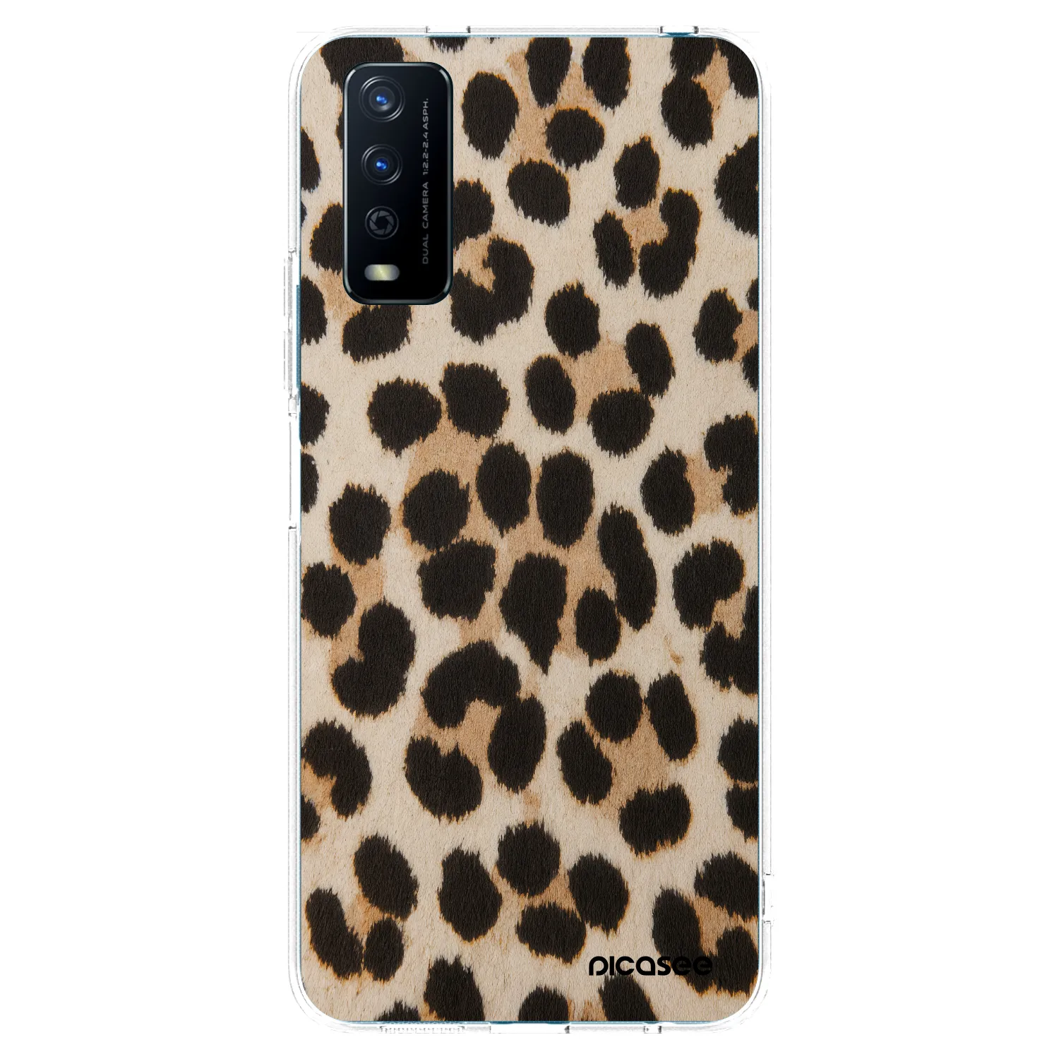 Picasee διαφανής θήκη σιλικόνης Vivo Y11s - Brown Tiger