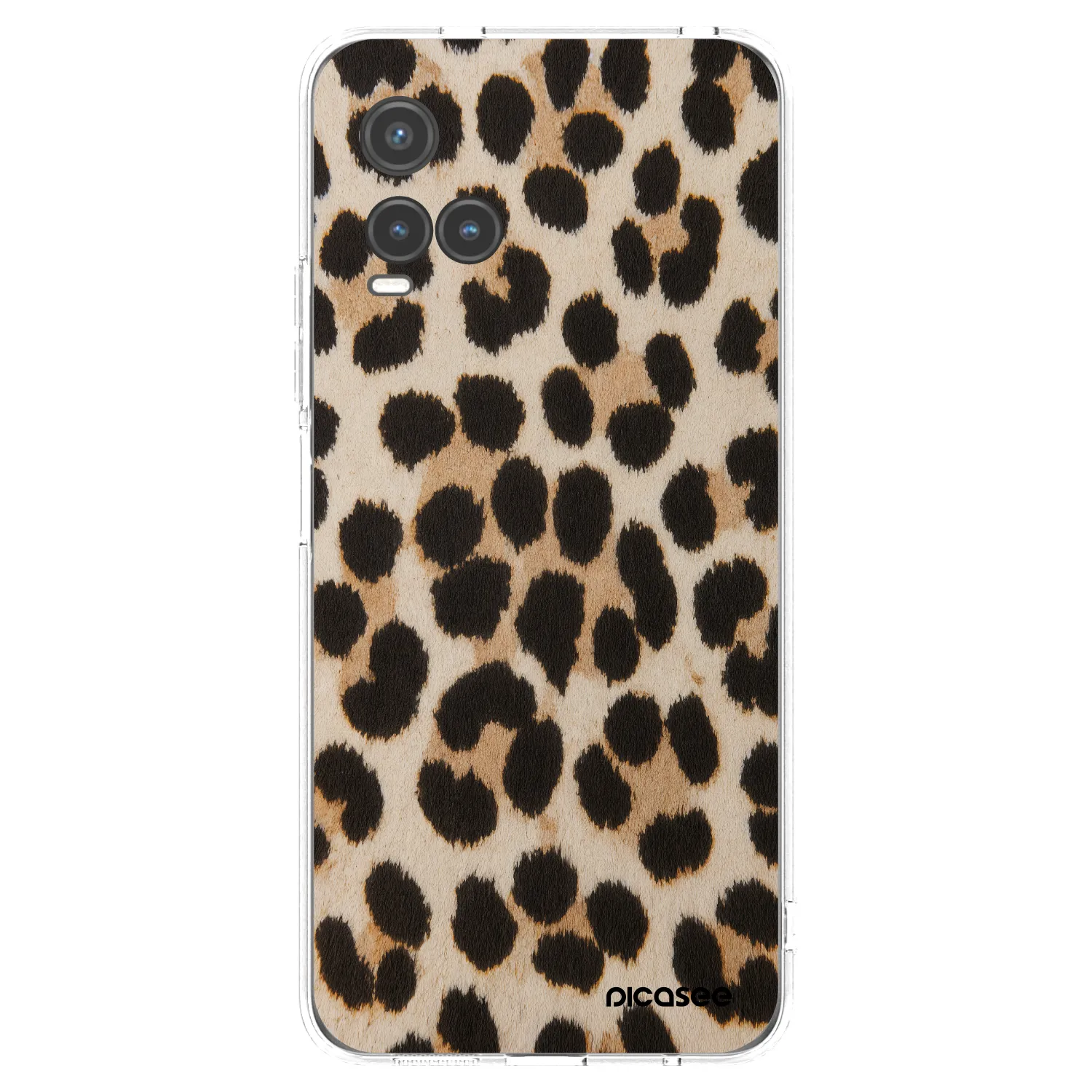 Picasee διαφανής θήκη σιλικόνης Vivo Y33s - Brown Tiger