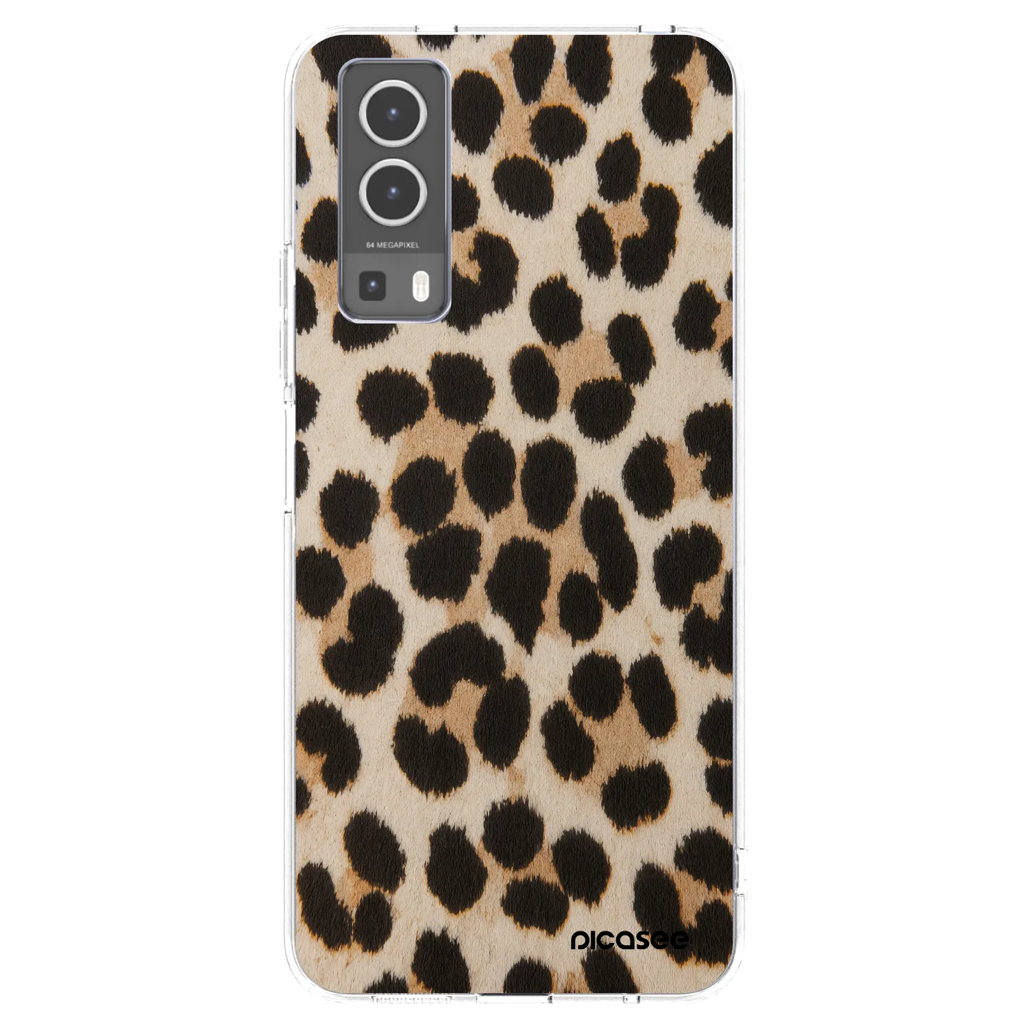 Picasee διαφανής θήκη σιλικόνης Vivo Y72 5G - Brown Tiger