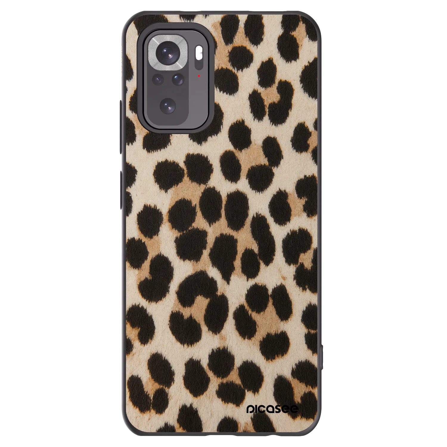 Picasee Μαύρη θήκη σιλικόνης για Xiaomi Redmi Note 11S 4G - Brown Tiger