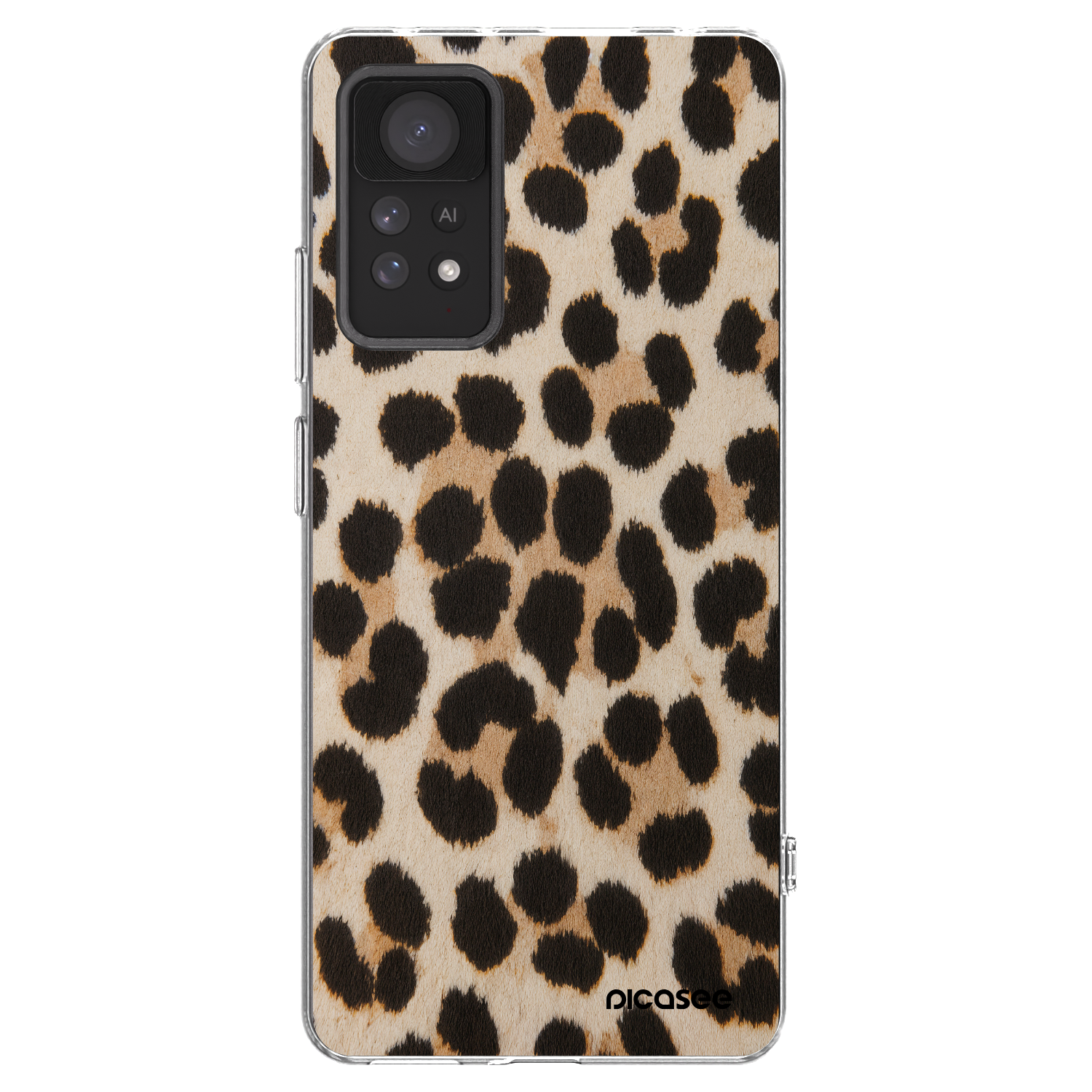 Picasee διαφανής θήκη σιλικόνης Xiaomi Redmi Note 11 Pro - Brown Tiger