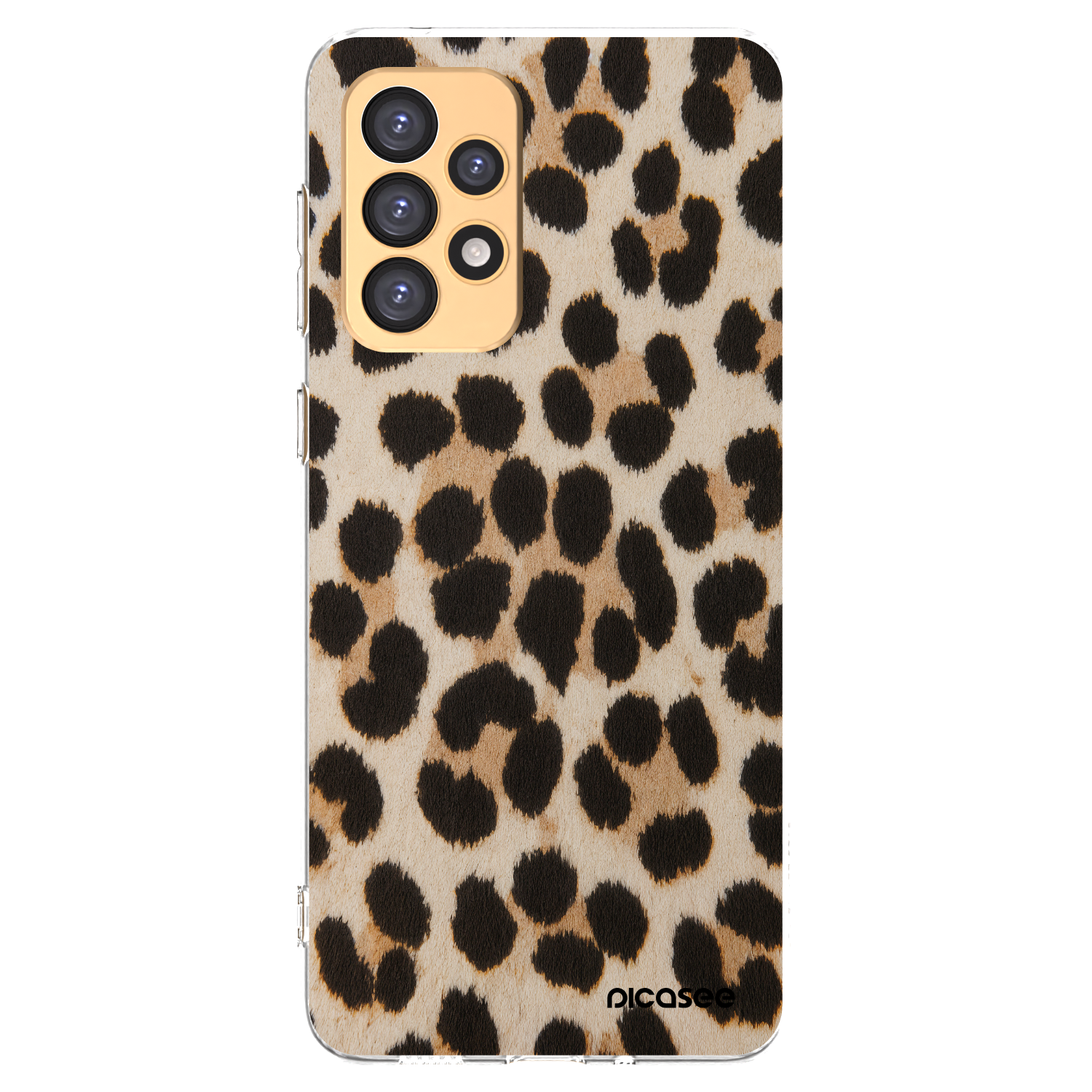 Picasee διαφανής θήκη σιλικόνης Samsung Galaxy A33 5G A336 - Brown Tiger