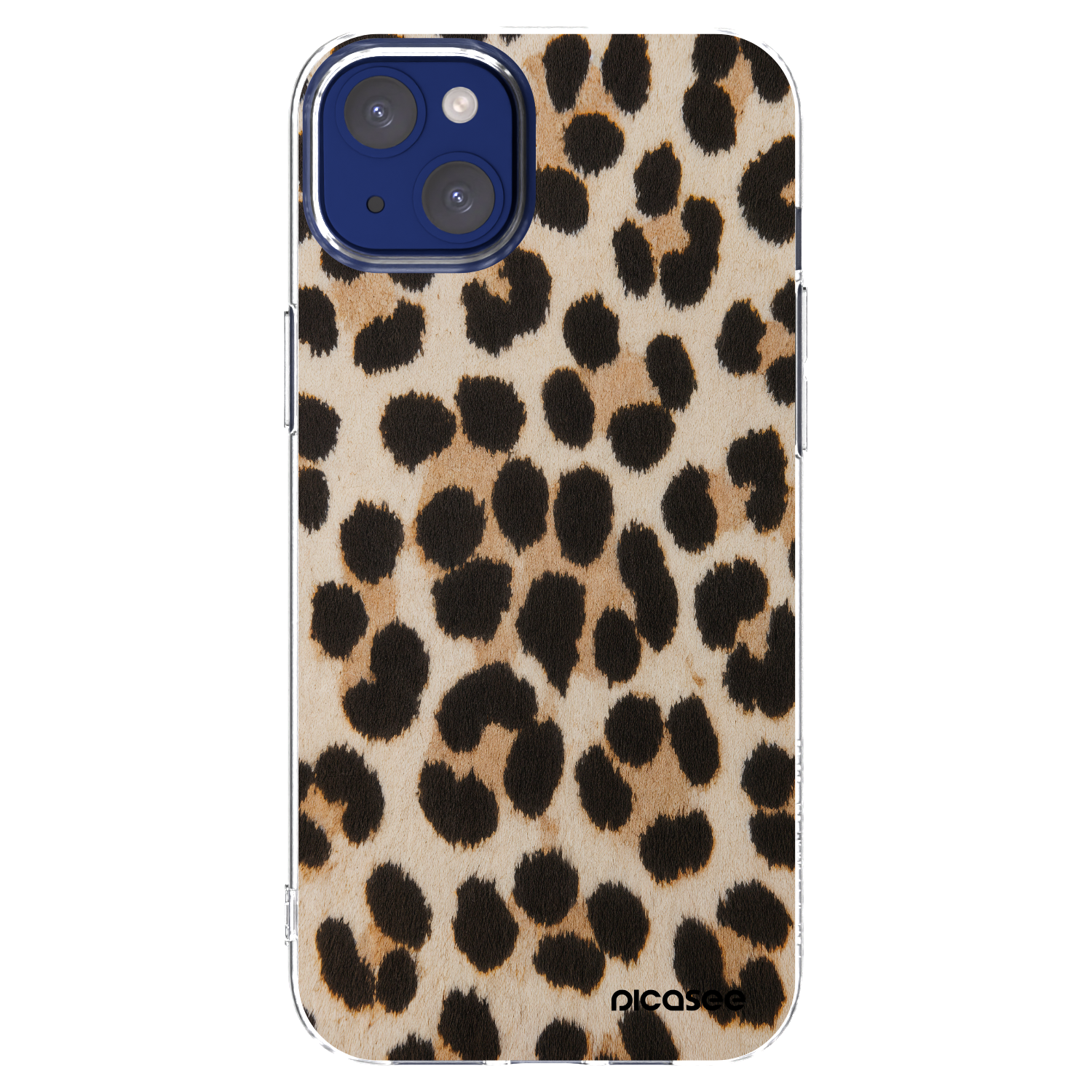 Picasee διαφανής θήκη σιλικόνης Apple iPhone 14 Plus - Brown Tiger