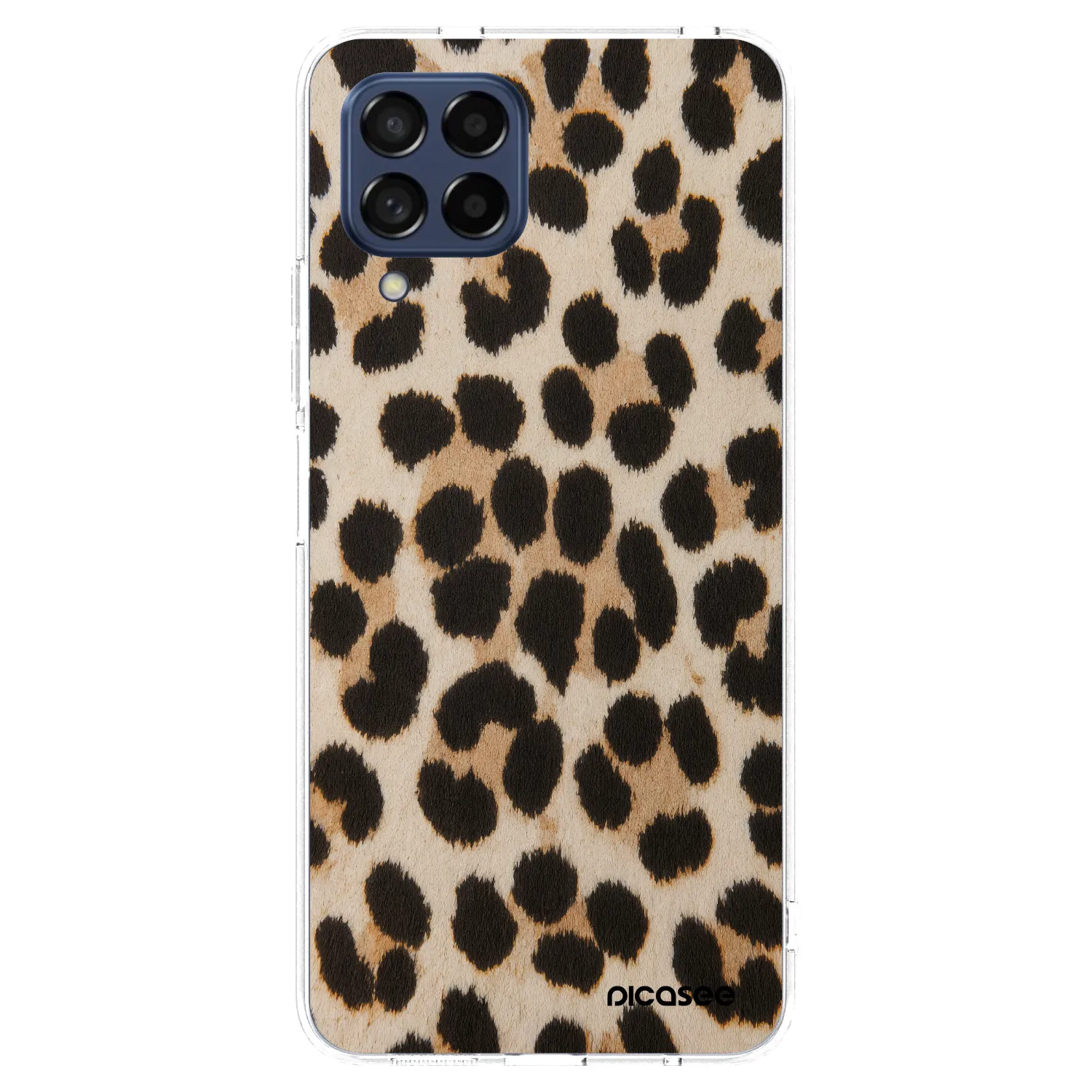 Picasee διαφανής θήκη σιλικόνης Samsung Galaxy M53 5G - Brown Tiger