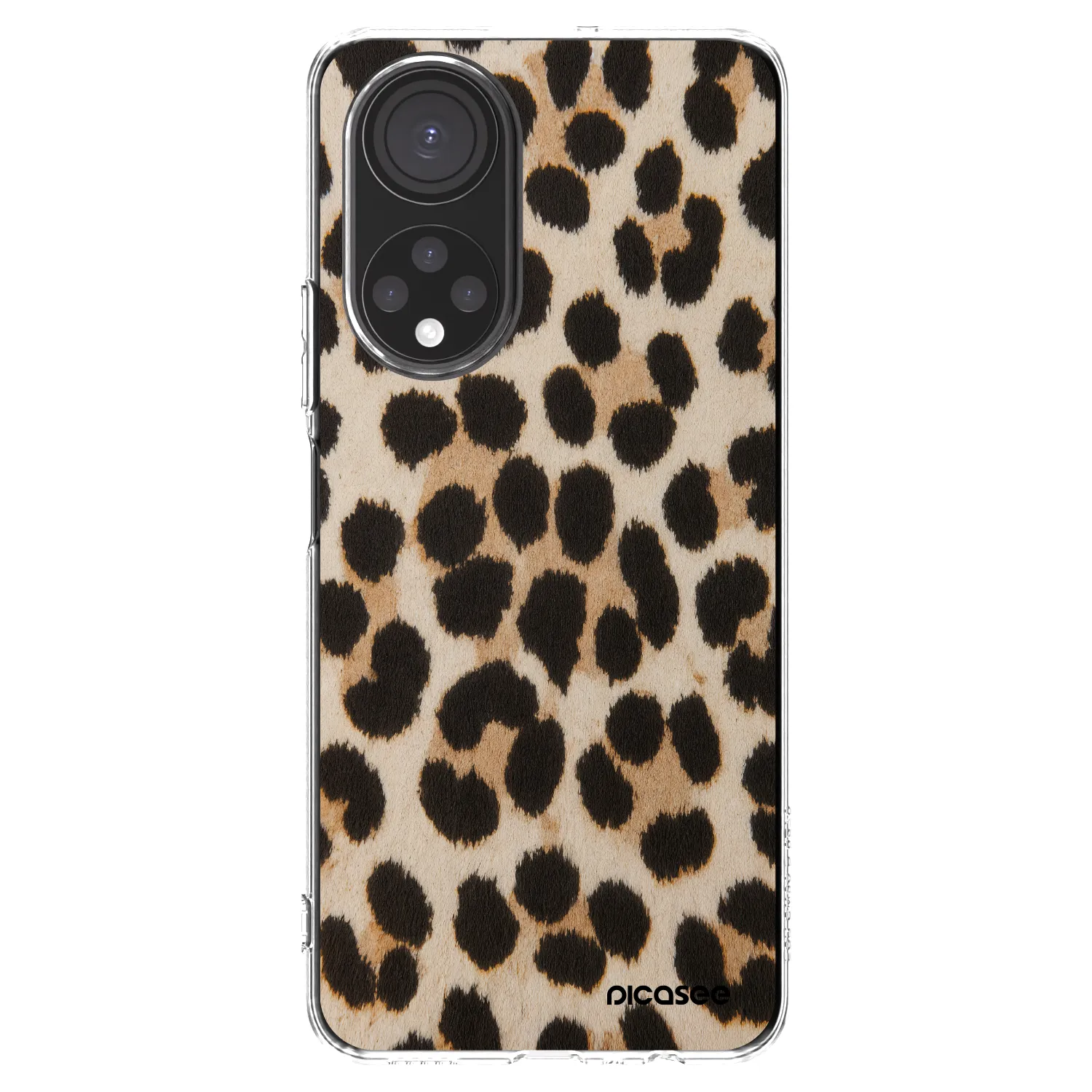 Picasee διαφανής θήκη σιλικόνης Honor X7 - Brown Tiger
