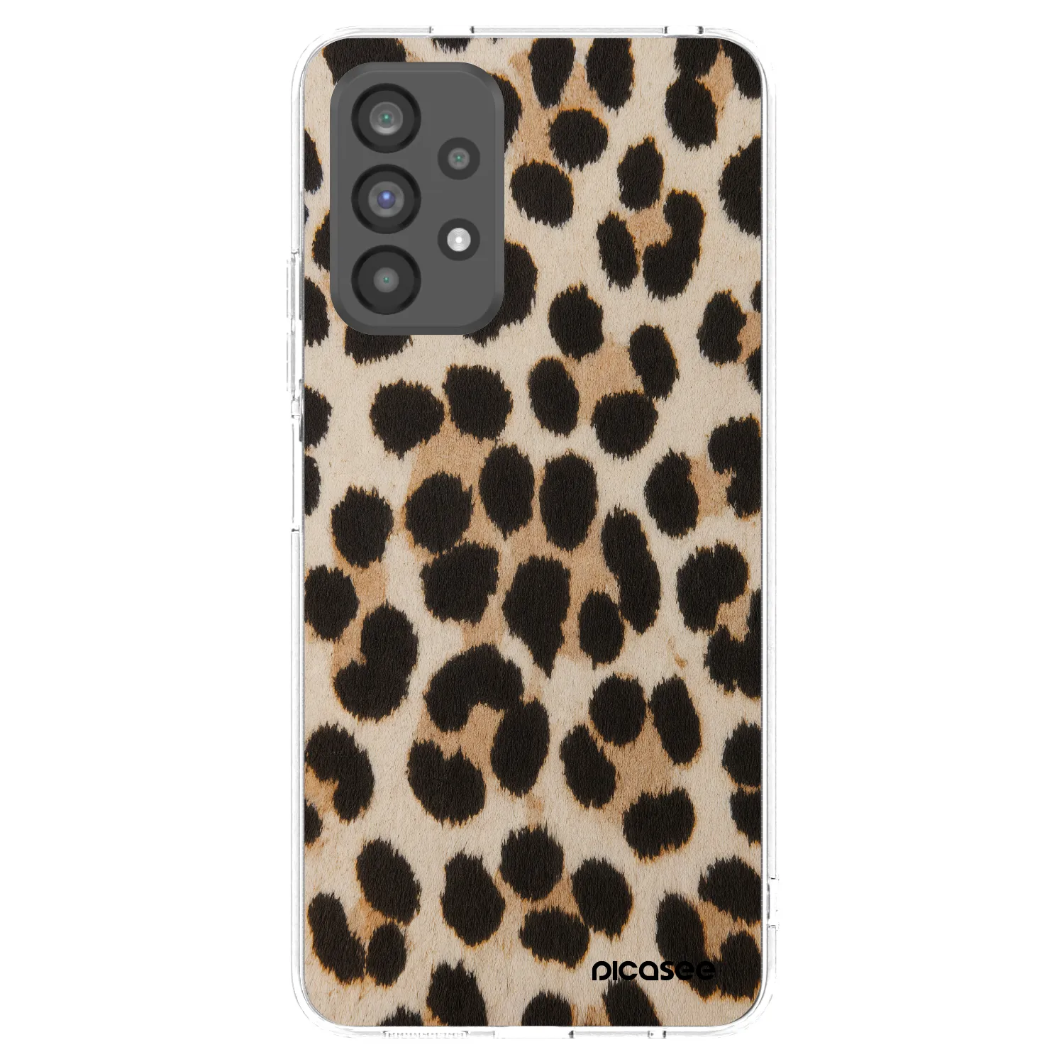 Picasee διαφανής θήκη σιλικόνης Samsung Galaxy A73 5G - Brown Tiger