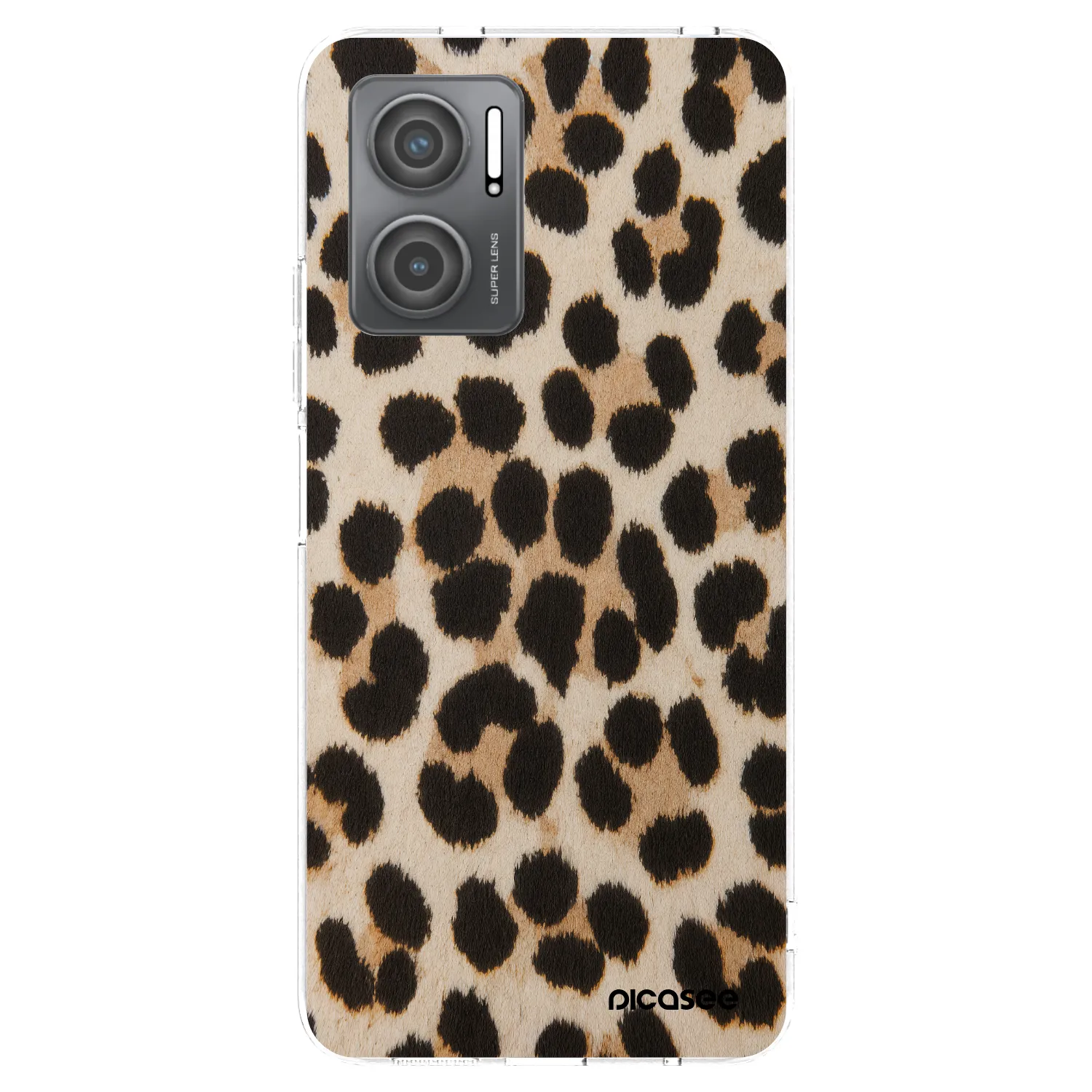 Picasee διαφανής θήκη σιλικόνης Xiaomi Redmi 10 5G - Brown Tiger