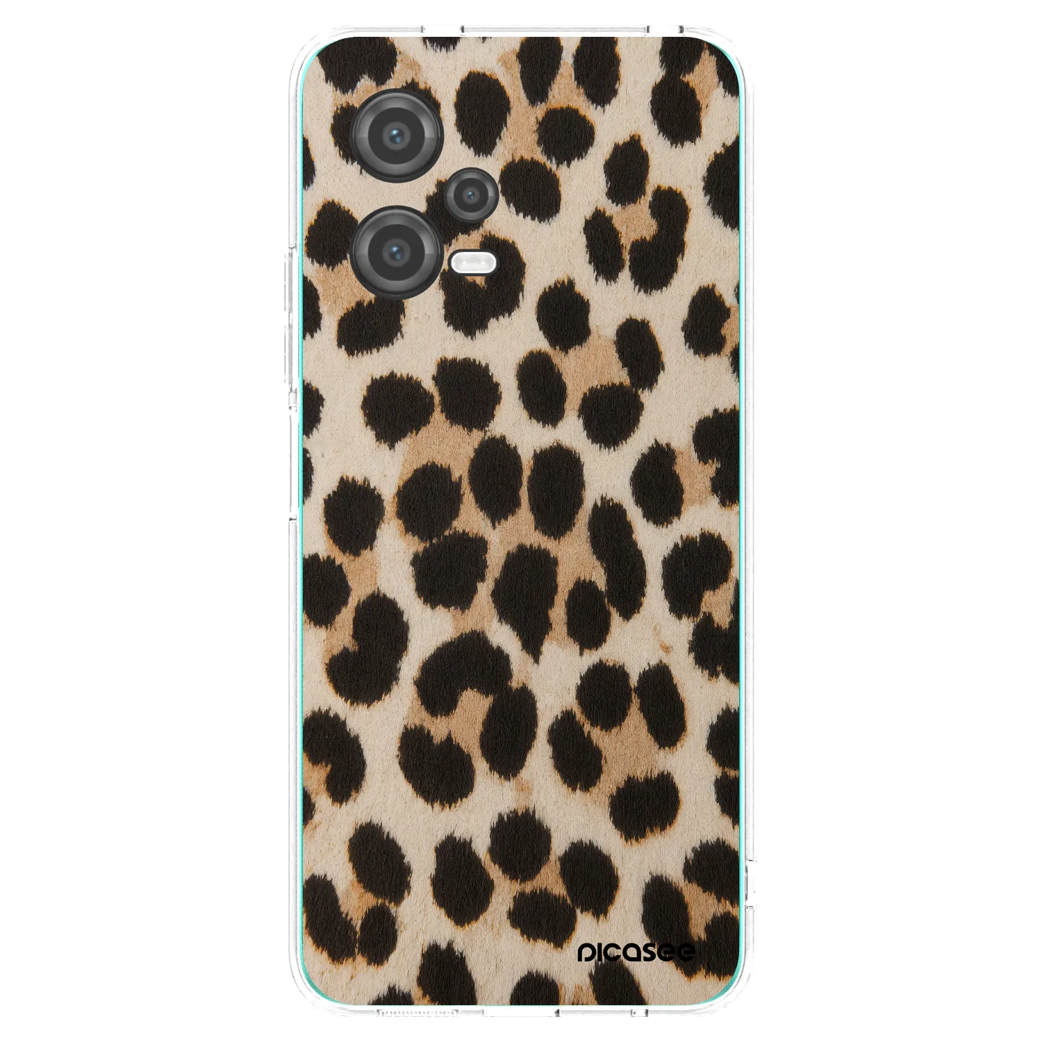 Picasee διαφανής θήκη σιλικόνης Xiaomi Poco X5 - Brown Tiger