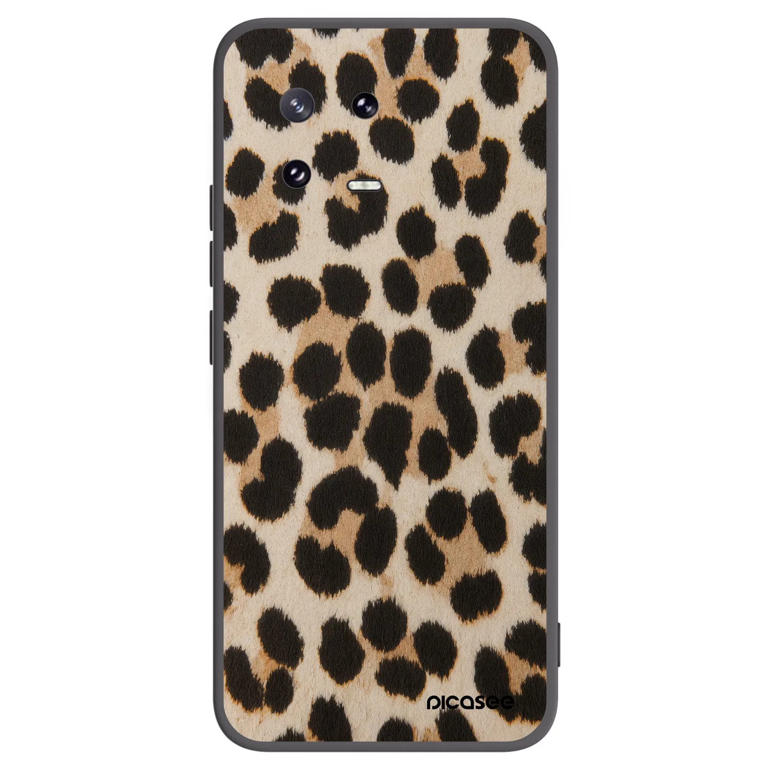 Picasee Μαύρη θήκη σιλικόνης για Xiaomi 13 Pro - Brown Tiger