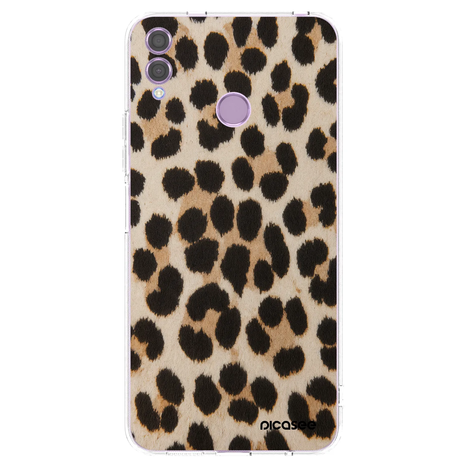 Picasee διαφανής θήκη σιλικόνης Honor 8X - Brown Tiger