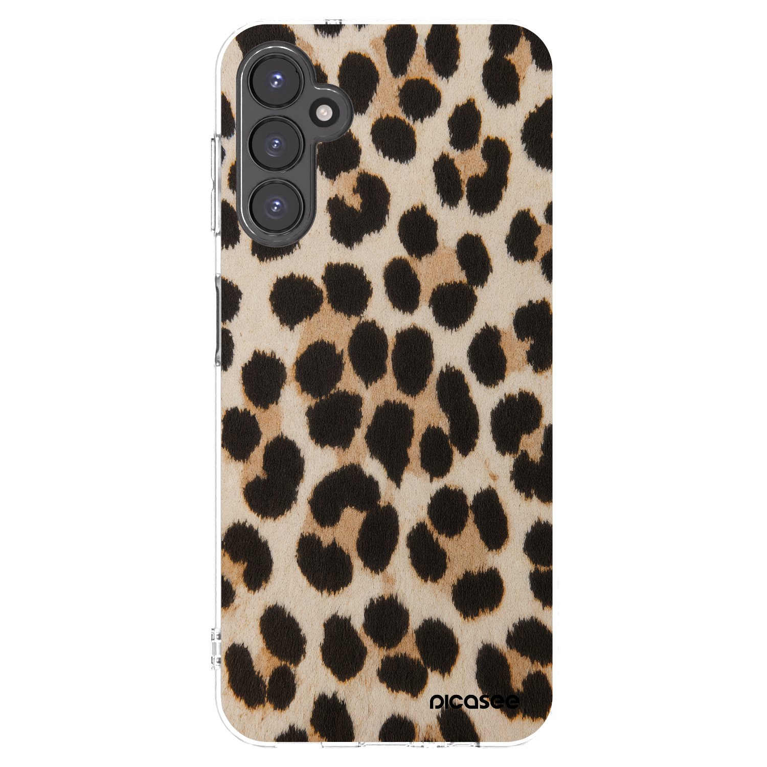 Picasee διαφανής θήκη σιλικόνης Samsung Galaxy A14 4G A145R - Brown Tiger