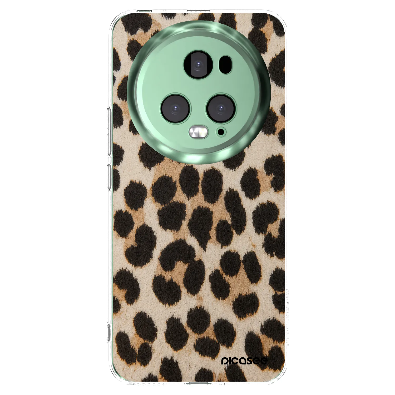 Picasee διαφανής θήκη σιλικόνης Honor Magic5 Pro - Brown Tiger