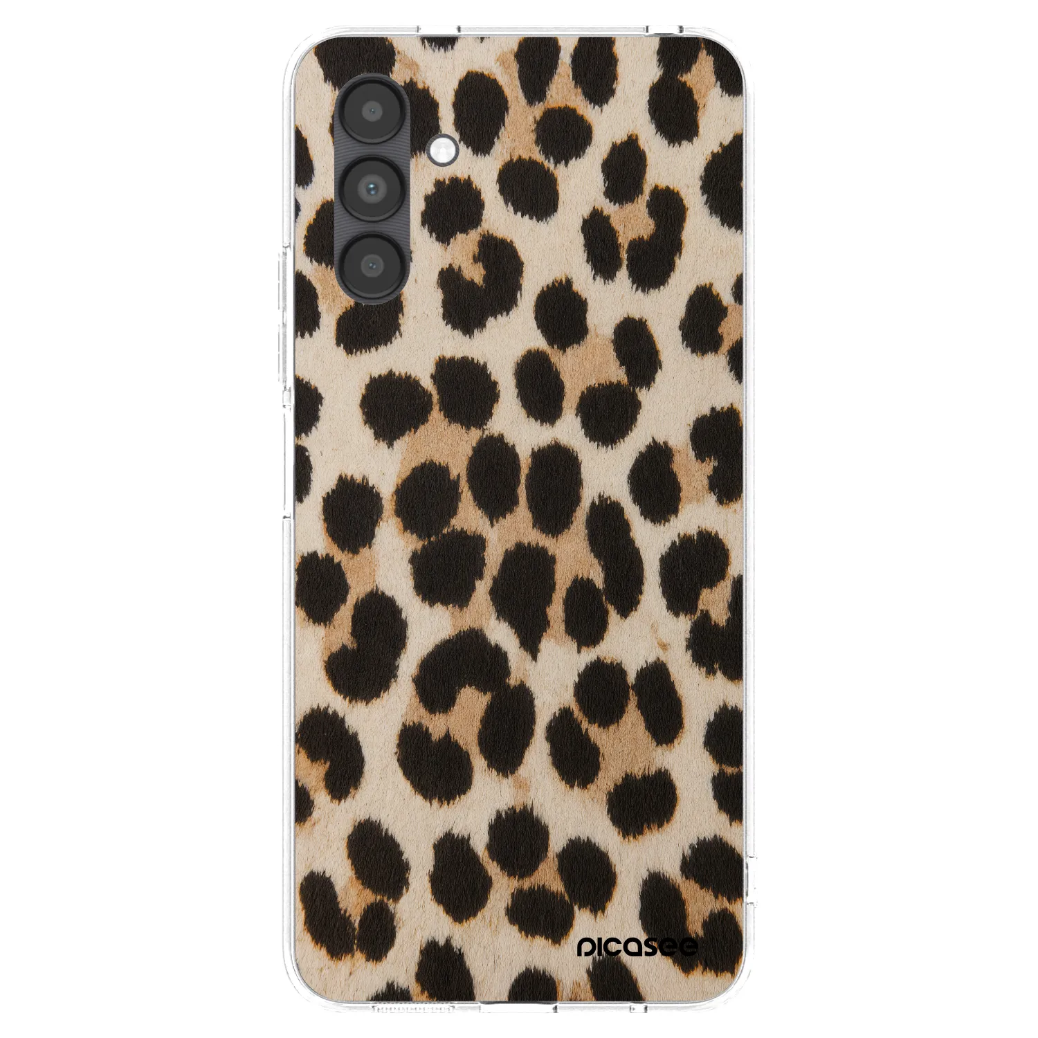 Picasee διαφανής θήκη σιλικόνης Samsung Galaxy A04s A047F - Brown Tiger