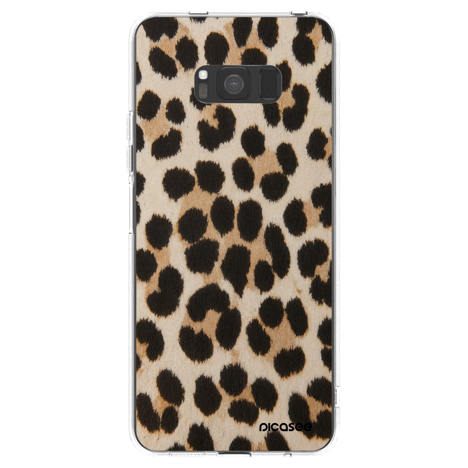 Picasee διαφανής θήκη σιλικόνης Samsung Galaxy S8 G950F - Brown Tiger