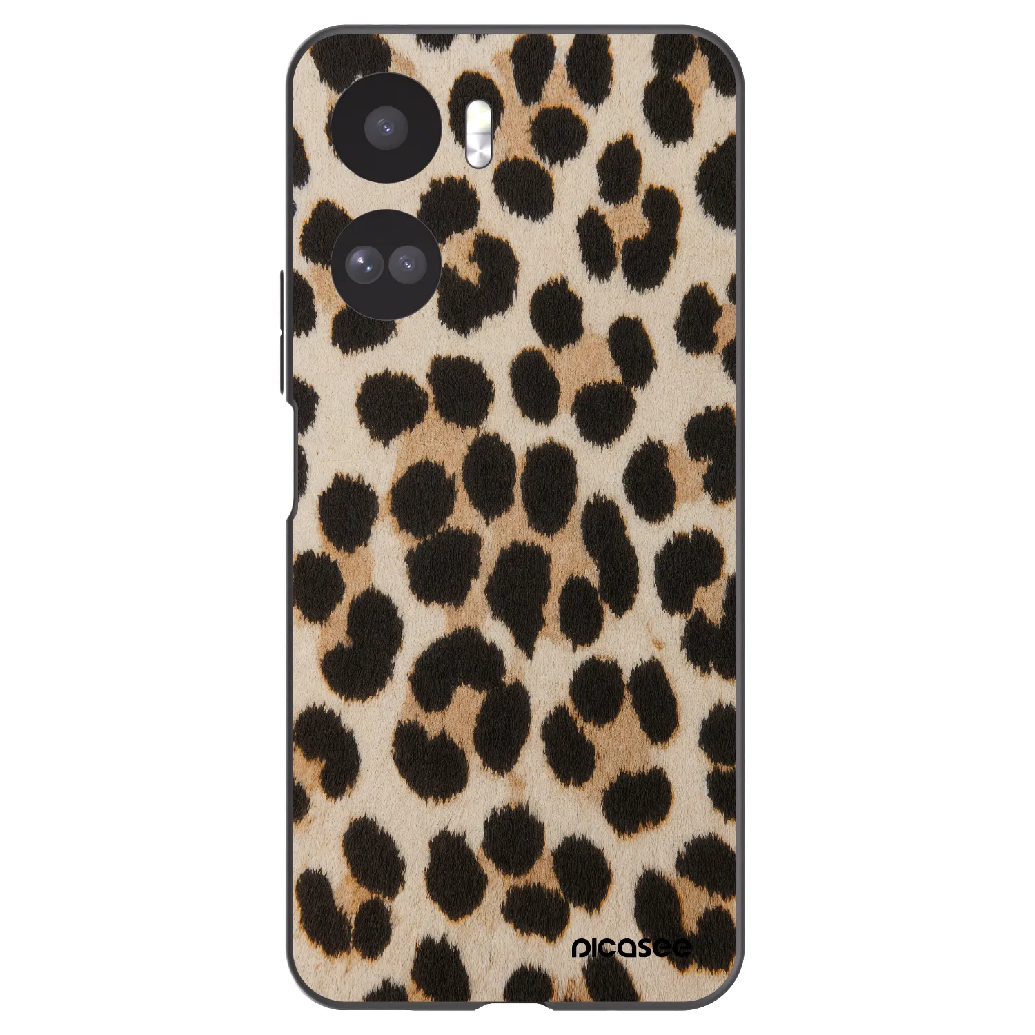 Picasee Μαύρη θήκη σιλικόνης για Honor 90 Lite 5G - Brown Tiger