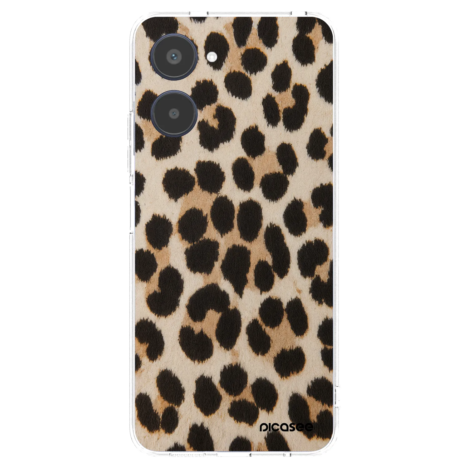 Picasee διαφανής θήκη σιλικόνης Realme 10 4G - Brown Tiger