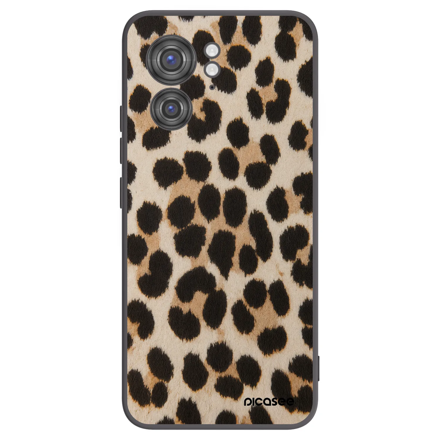 Picasee Μαύρη θήκη σιλικόνης για Motorola Edge 40 - Brown Tiger