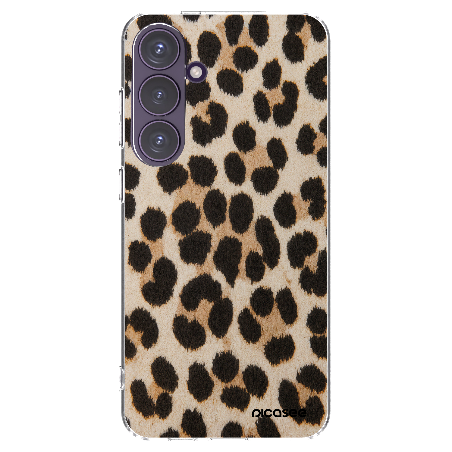 Picasee διαφανής θήκη σιλικόνης Samsung Galaxy S24+ S926B 5G - Brown Tiger