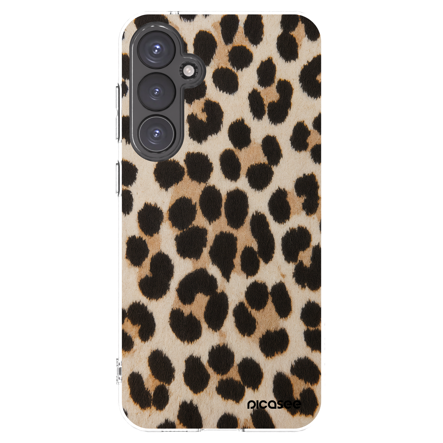 Picasee διαφανής θήκη σιλικόνης Samsung Galaxy S23 FE S711B - Brown Tiger