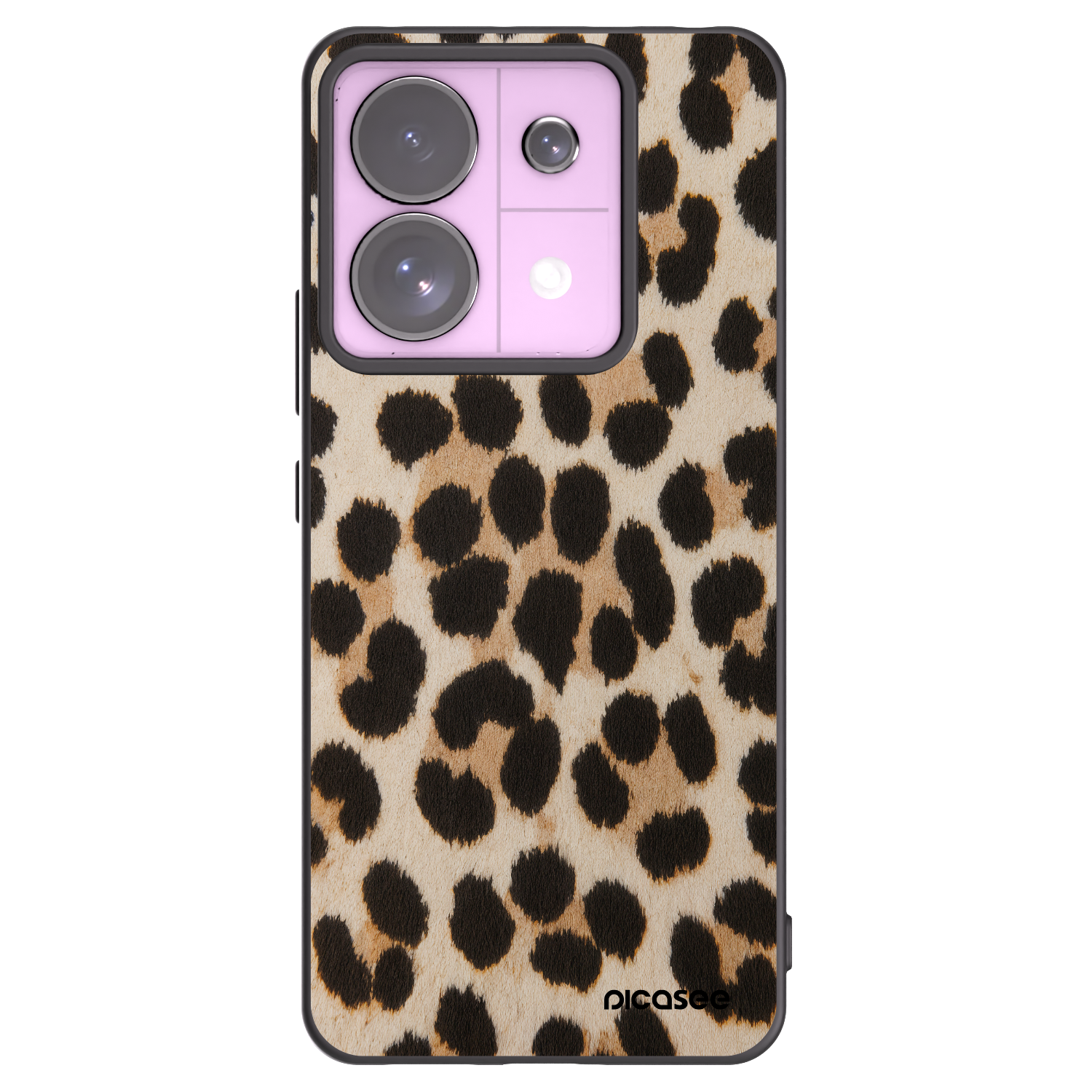 Picasee Μαύρη θήκη σιλικόνης για Xiaomi Redmi Note 13 Pro 5G - Brown Tiger