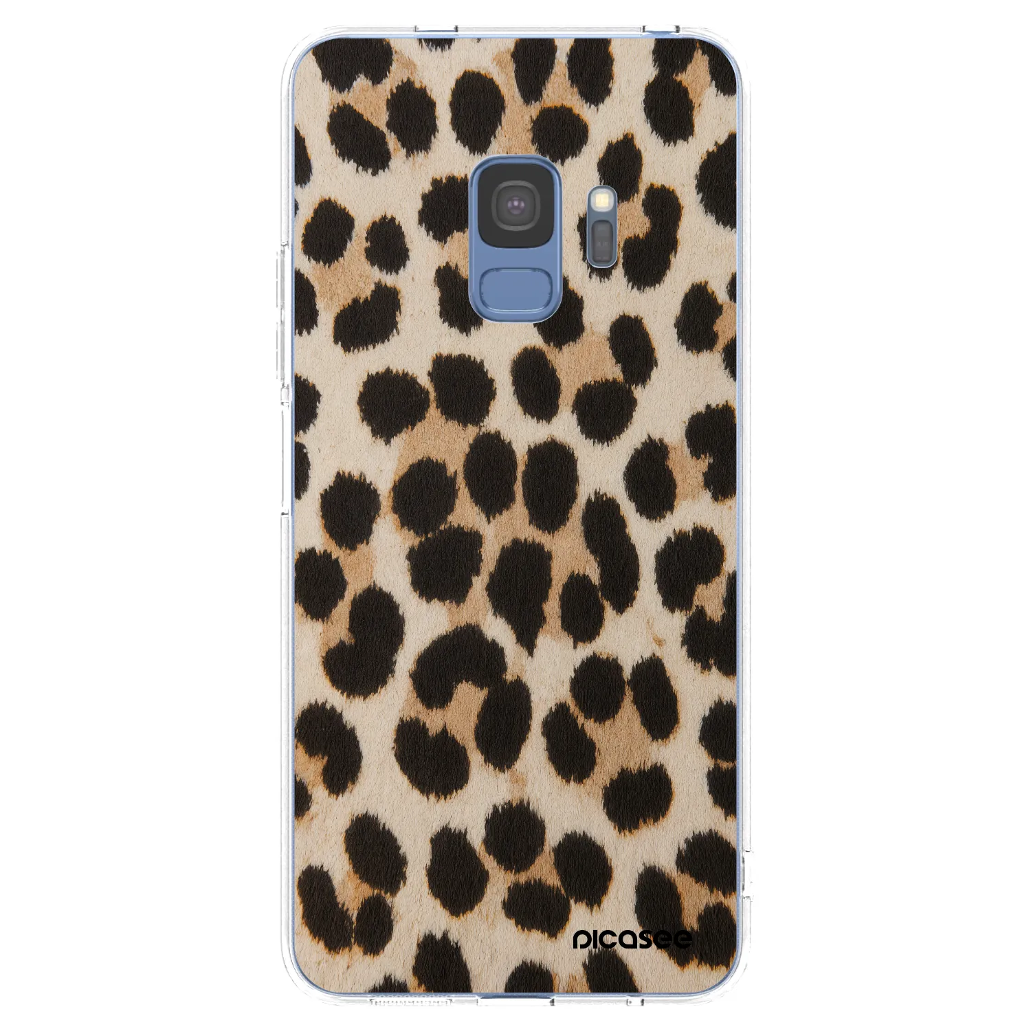 Picasee διαφανής θήκη σιλικόνης Samsung Galaxy S9 G960F - Brown Tiger