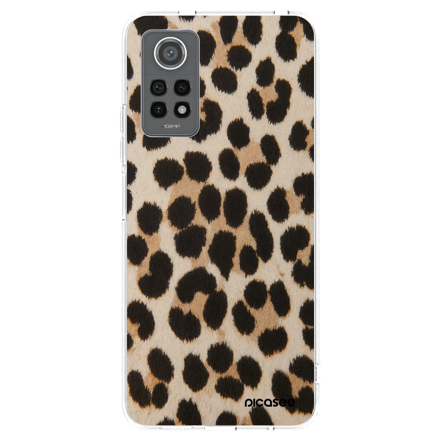 Picasee διαφανής θήκη σιλικόνης Xiaomi Redmi Note 12 Pro 4G - Brown Tiger