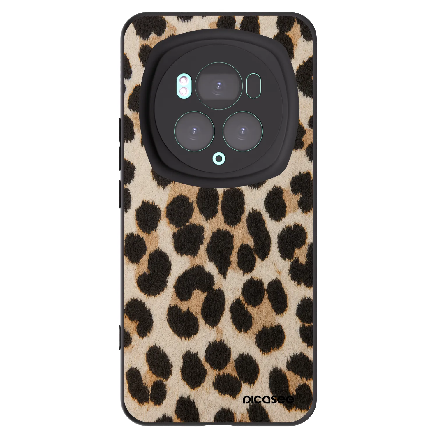 Picasee Μαύρη θήκη σιλικόνης για Honor Magic6 Pro - Brown Tiger