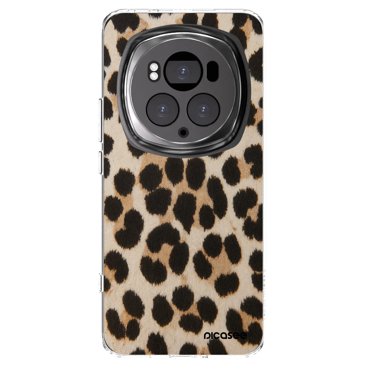 Picasee διαφανής θήκη σιλικόνης Honor Magic6 Pro - Brown Tiger