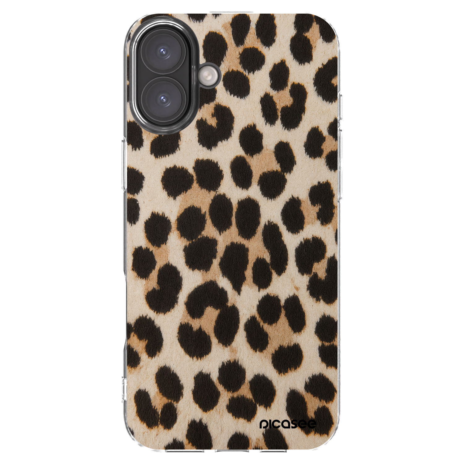 Picasee διαφανής θήκη σιλικόνης Apple iPhone 16 Plus - Brown Tiger