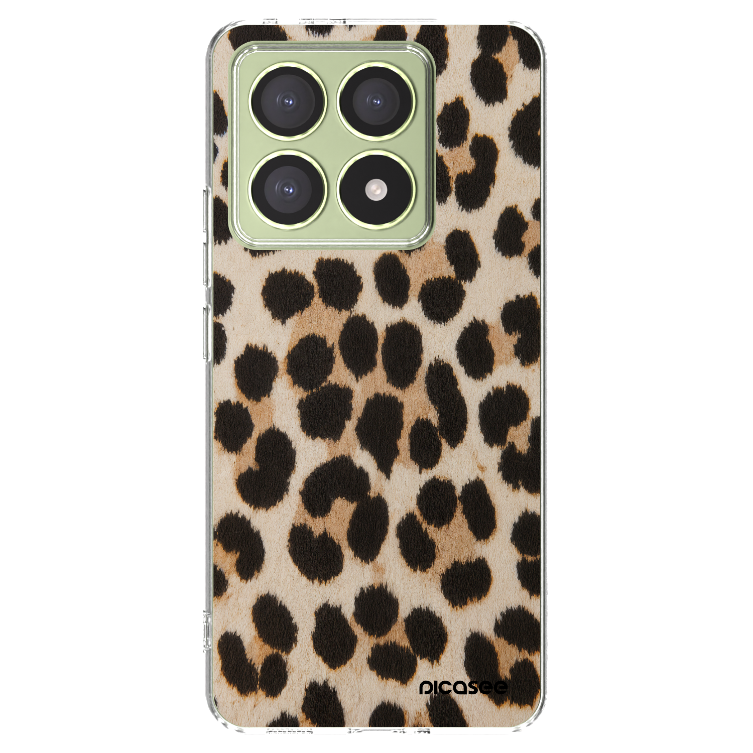 Picasee διαφανής θήκη σιλικόνης Xiaomi 14T - Brown Tiger