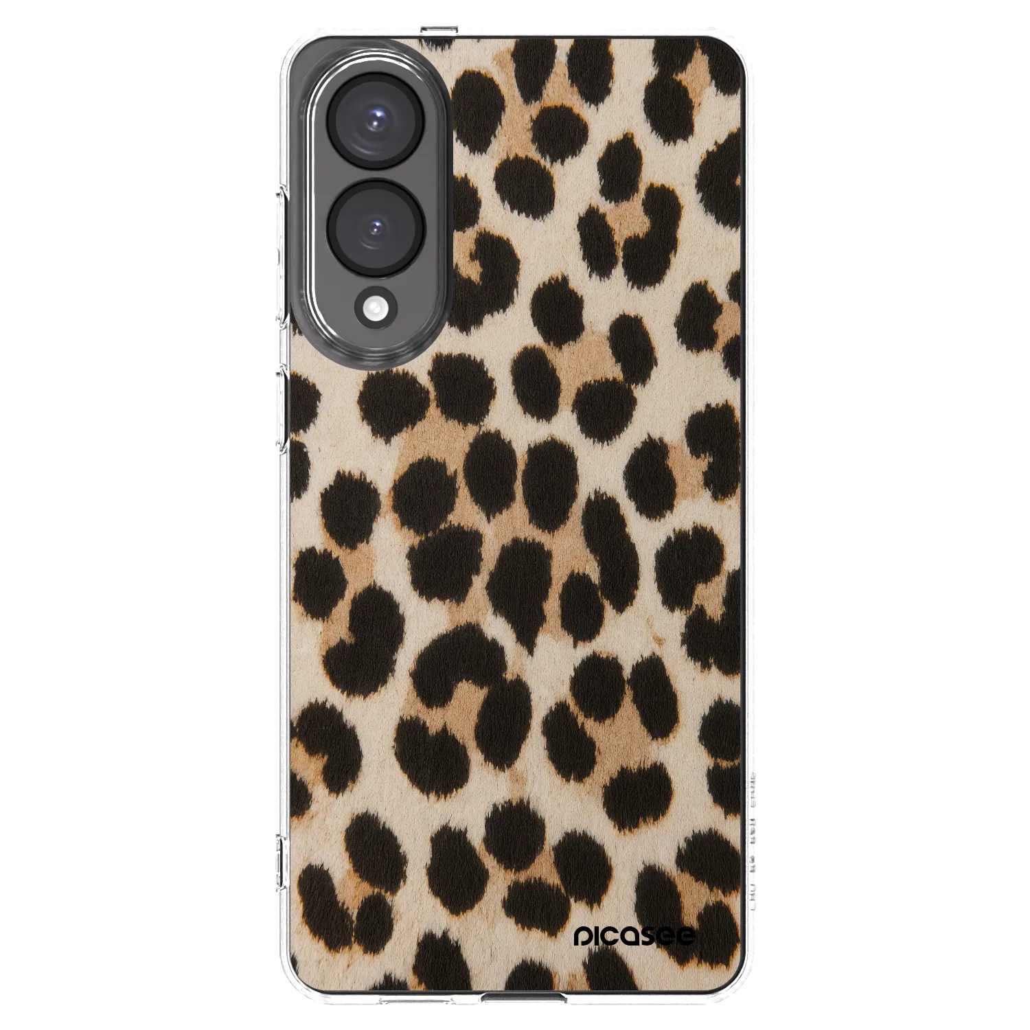 Picasee διαφανής θήκη σιλικόνης Samsung Galaxy S25 Edge 5G - Brown Tiger
