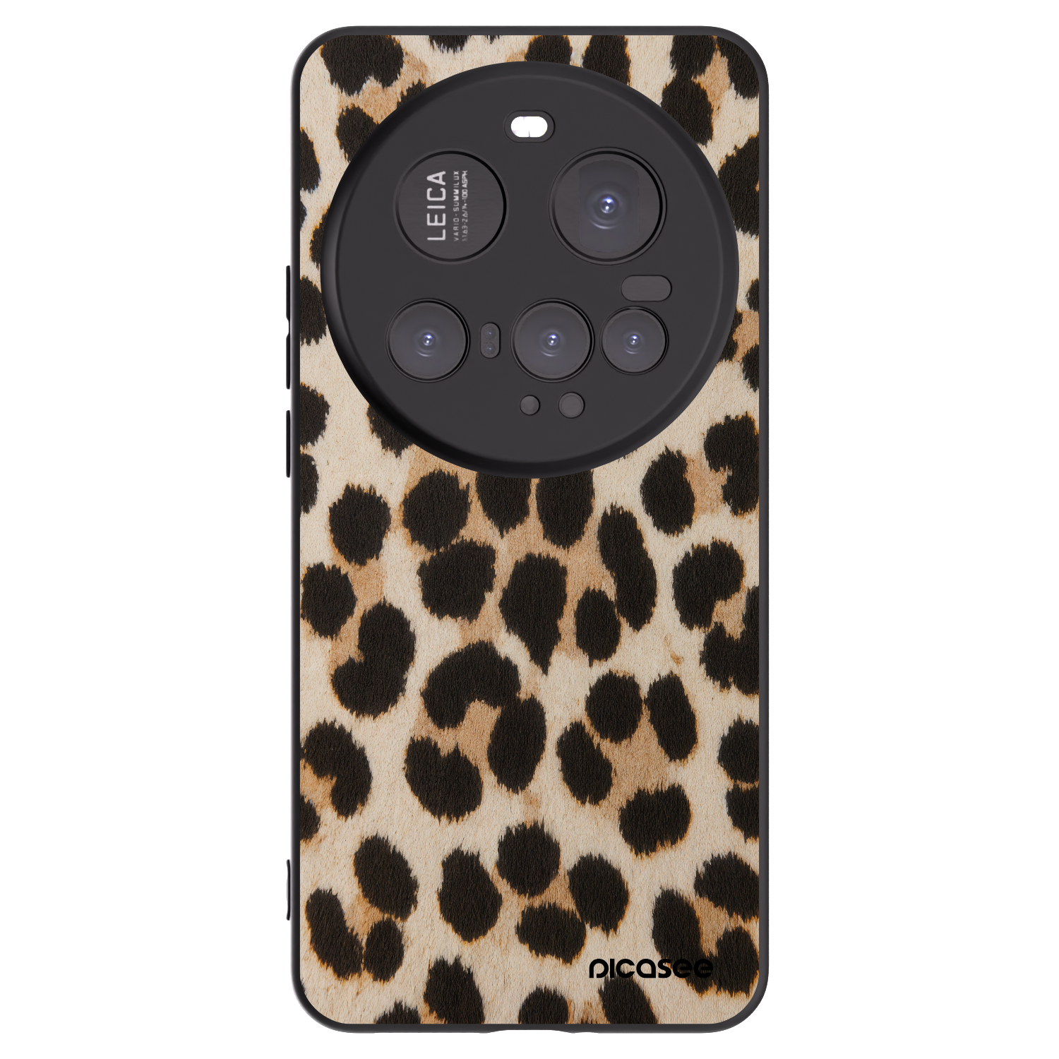 Picasee Μαύρη θήκη σιλικόνης για Xiaomi 15 Ultra - Brown Tiger